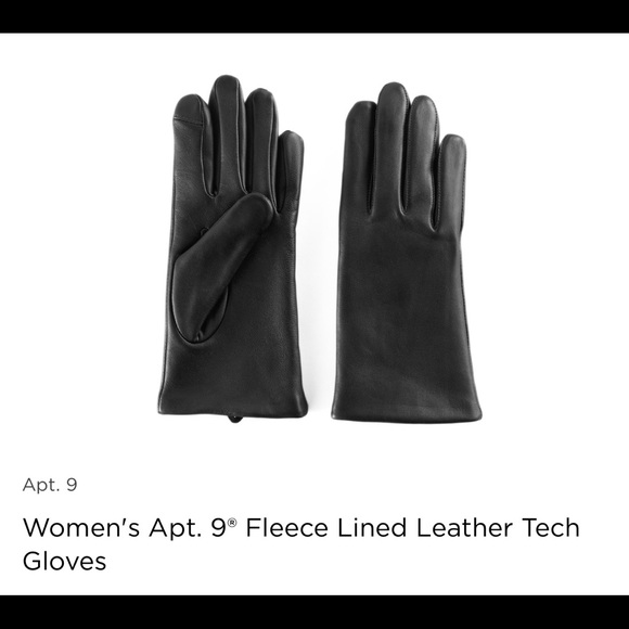 apt 9 leather gloves
